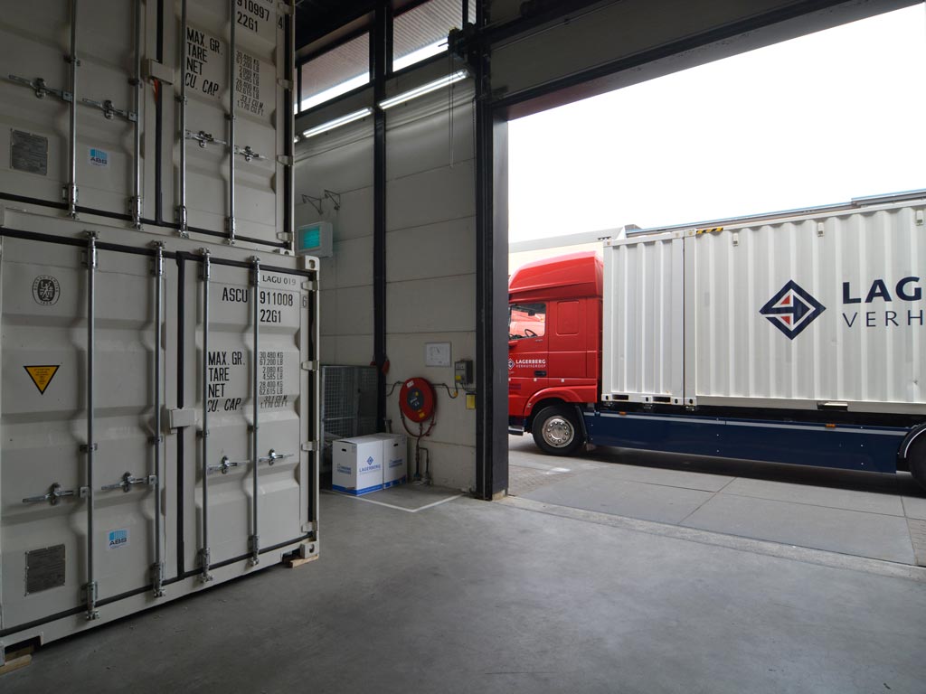 Gezond Permanent Impasse Containeropslag - Lagerberg Movers